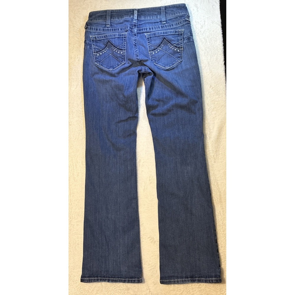 Ariat Jeans Women's 32 Tall Real Denim Spitfire Riding Mid Rise Boot Cut Western